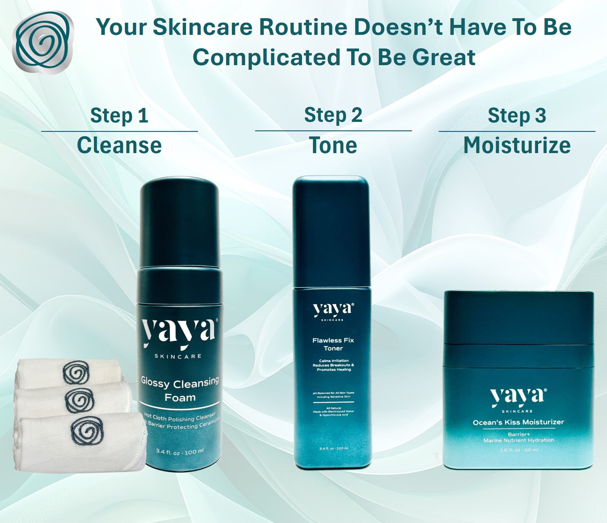 Yaya Skincare - The Daily 3: Gentle Skincare Kit for Teens